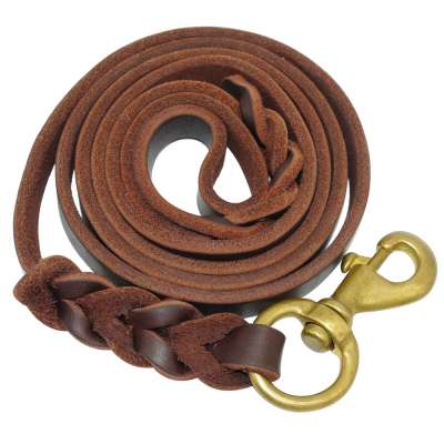 Berry Hot Sales Multi Sizes Strong Durable Genuine Leather Dog Leash